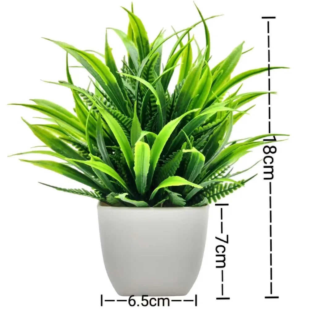 New Mini New Fake Potted Flowers Bonsai Table Decor Artificial Flower False Plants Potted Ornaments Home Garden Decor