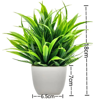 New Mini New Fake Potted Flowers Bonsai Table Decor Artificial Flower False Plants Potted Ornaments Home Garden Decor