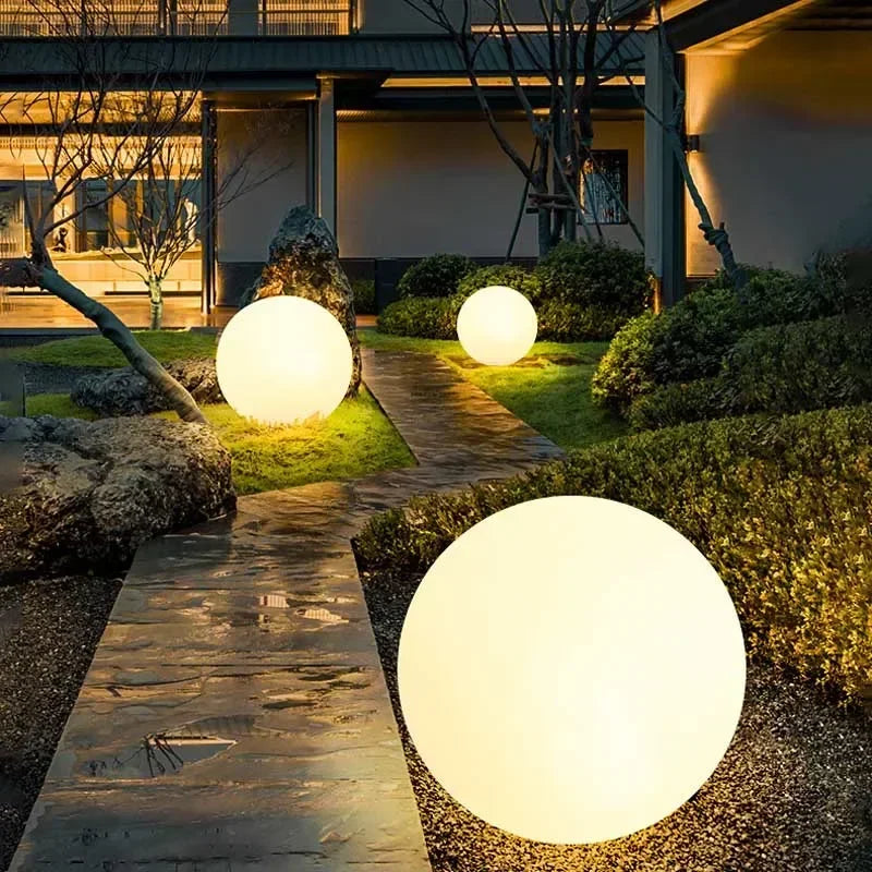 LED Ball Solar Lamp Outdoor Garden Lighting Remote Control 