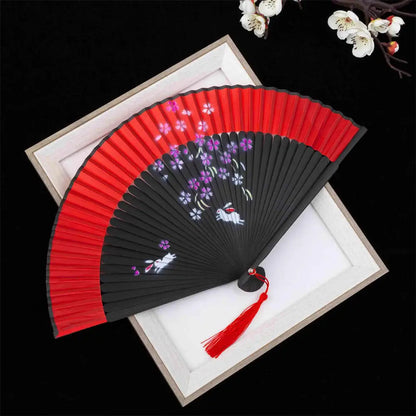 New Bamboo Folding Fan Chinese Style Gift Home Decor