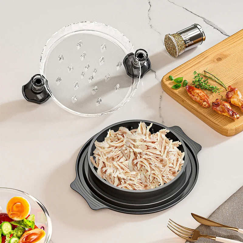 Upgraded Chicken Shredder with Transparent Cover Kitchen Tools