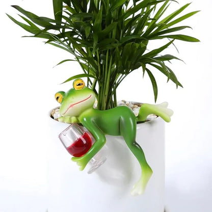Miniature Frog Figurines Plant Decorations for Pots, Funny Frog Garden Decor 