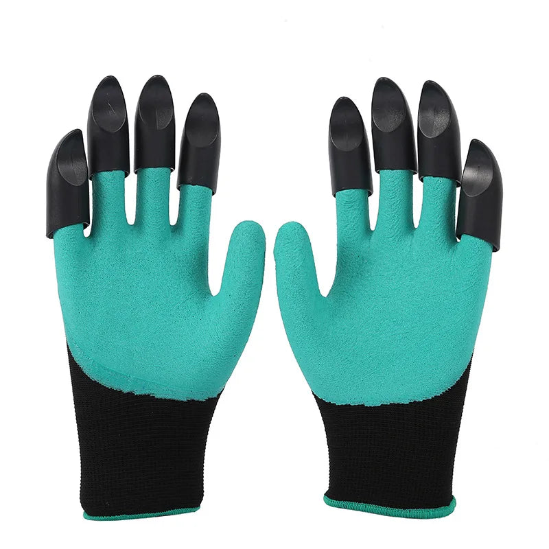 Gardening  Latex Gloves with Claws Breathable Waterproof 
