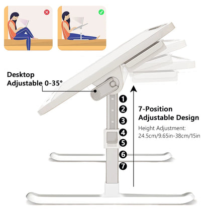 Laptop Desk Foldable Bed Table 