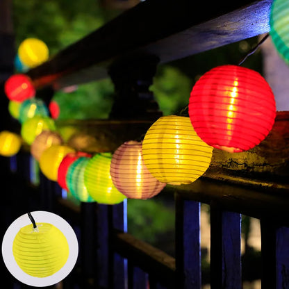 Solar Lantern String Lights 