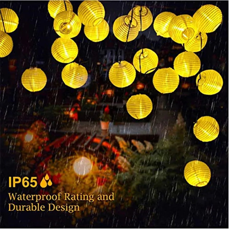 Solar Lantern String Lights 