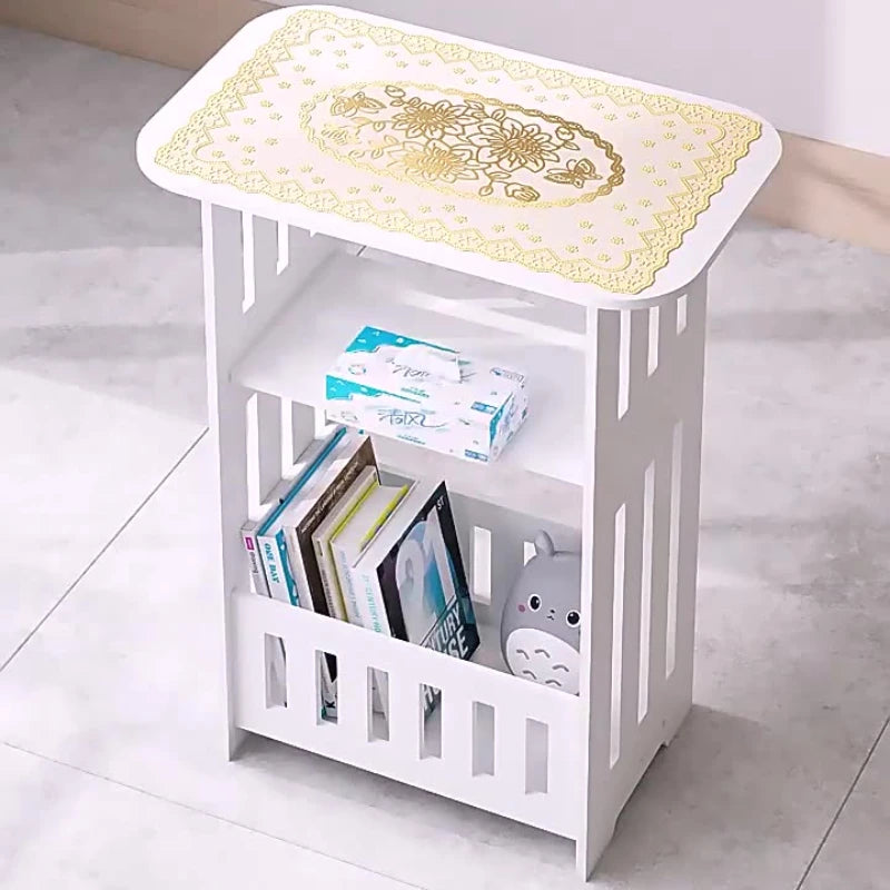 Modern Nordic Style Wooden Storage Table 