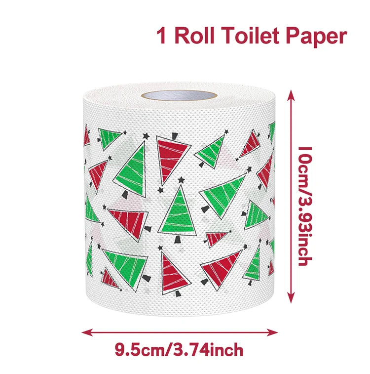 Christmas Toilet Roll Paper Happy 2026 New Year 