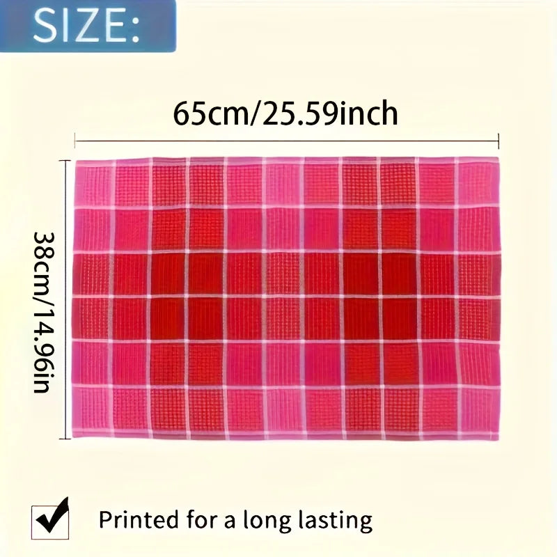 3/4/8 Pieces, Green/Pink/Blue/Yellow, Durable Cleaning Cloths