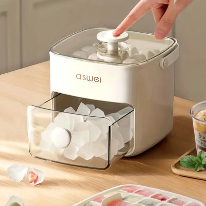 48-Cube Ice Maker with Easy-Press Lid 