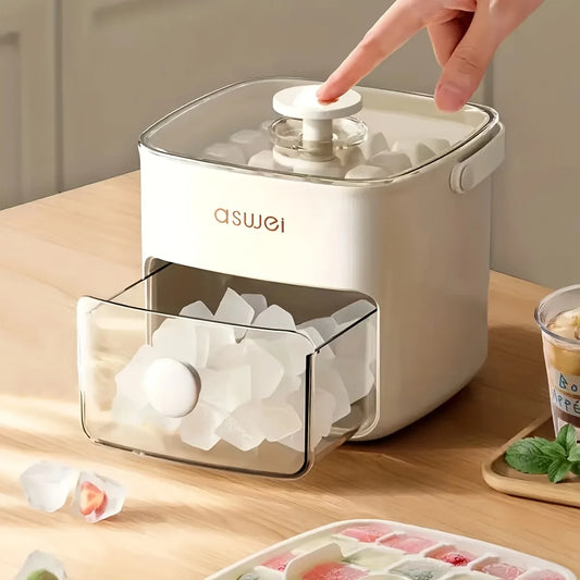 48-Cube Ice Maker with Easy-Press Lid 