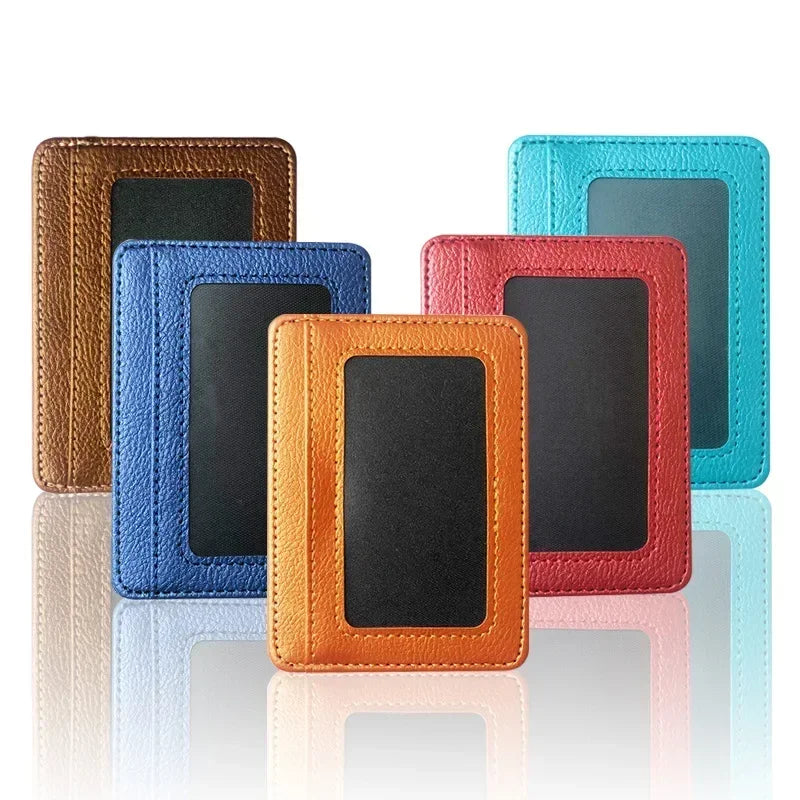 Small ID Card Case 5 Card Slots Cardholder
