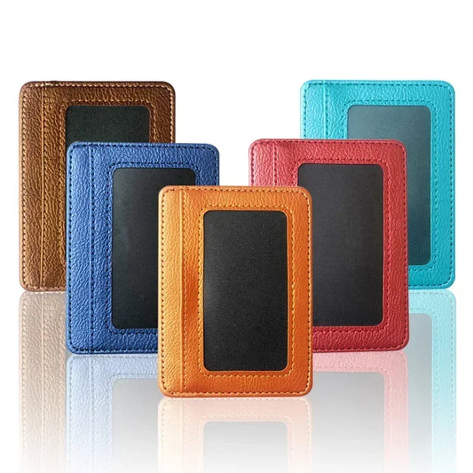 Small ID Card Case 5 Card Slots Cardholder