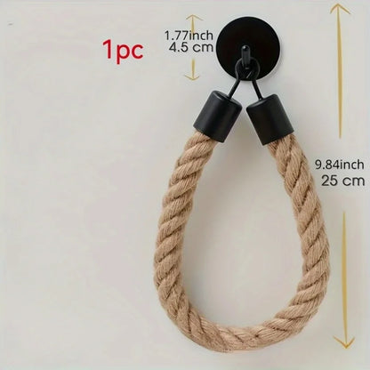 Toilet Roll Paper Rope Holders Bathroom Storage Accessories