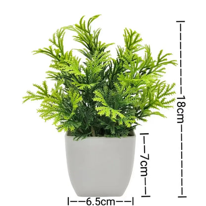 New Mini New Fake Potted Flowers Bonsai Table Decor Artificial Flower False Plants Potted Ornaments Home Garden Decor