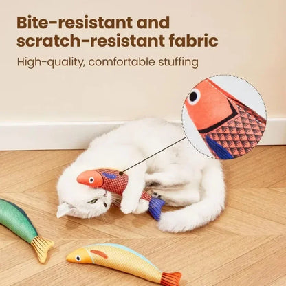 Cat Catnip Fish Toy for Interactive Plush Soft Toys