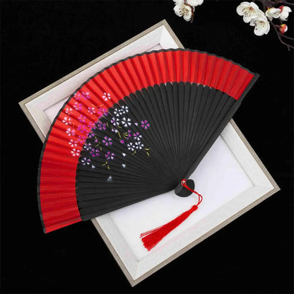 New Bamboo Folding Fan Chinese Style Gift Home Decor