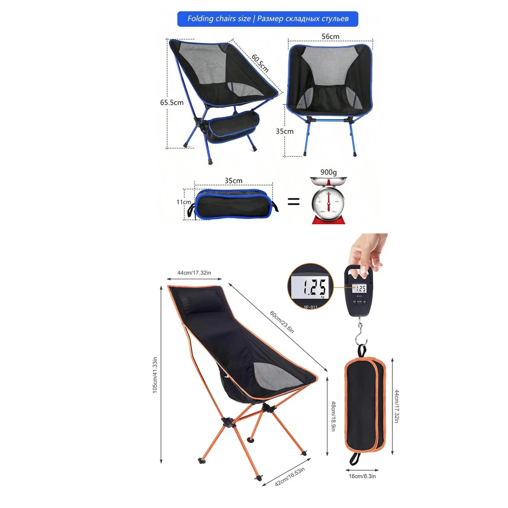 Folding Ultralight Portable Chair 