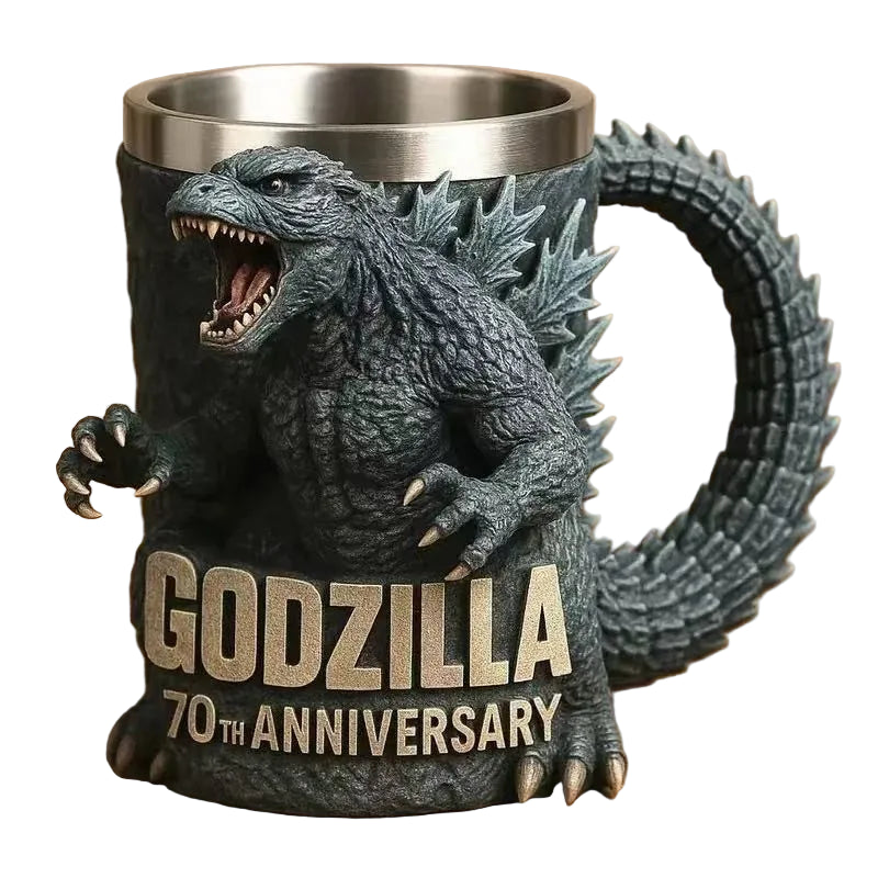 6 Types Godzilla Peripheral Model Ornament Cup Godzilla 3D Mug 