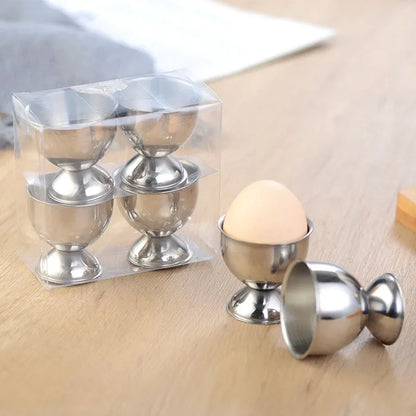 4Pcs Stainless  Eggs Holder 