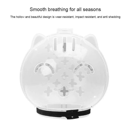 Transparent Breathable Anti-Bite anti Scratch Cat Mask Cover 