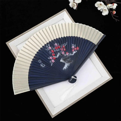 New Bamboo Folding Fan Chinese Style Gift Home Decor
