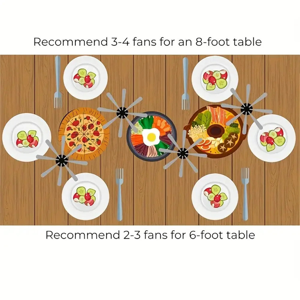 Fly Bug Repeller Fan Food Protector