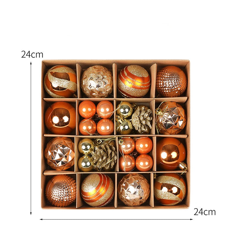 36Pcs Christmas Tree Ball New Year 2026 