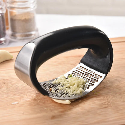 Stainless Steel Garlic Press Crusher 