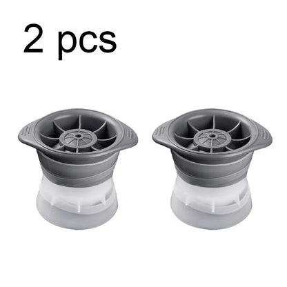 Bar Whiskey round Ice Cube Maker 2Pcs 