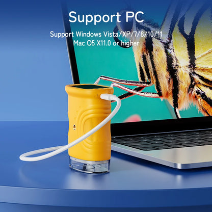 1000X Mini Pocket Microscope with 2" Screen 