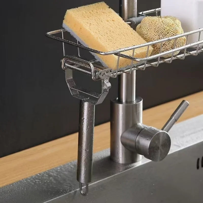 Faucet Hanging Type Drainage Rack for Kitchen Bathroom Sink  