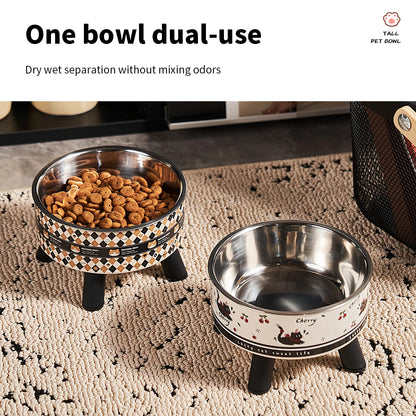 Printed Stainless Steel Pet Bowl 