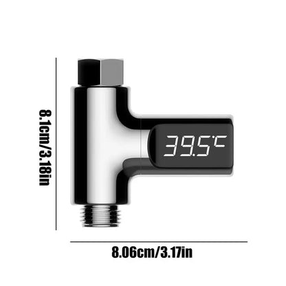 Hot Tub Water Temperature Monitor Electricity LED Display Home Shower Faucets Water Thermometer Bathing Temperature Meter