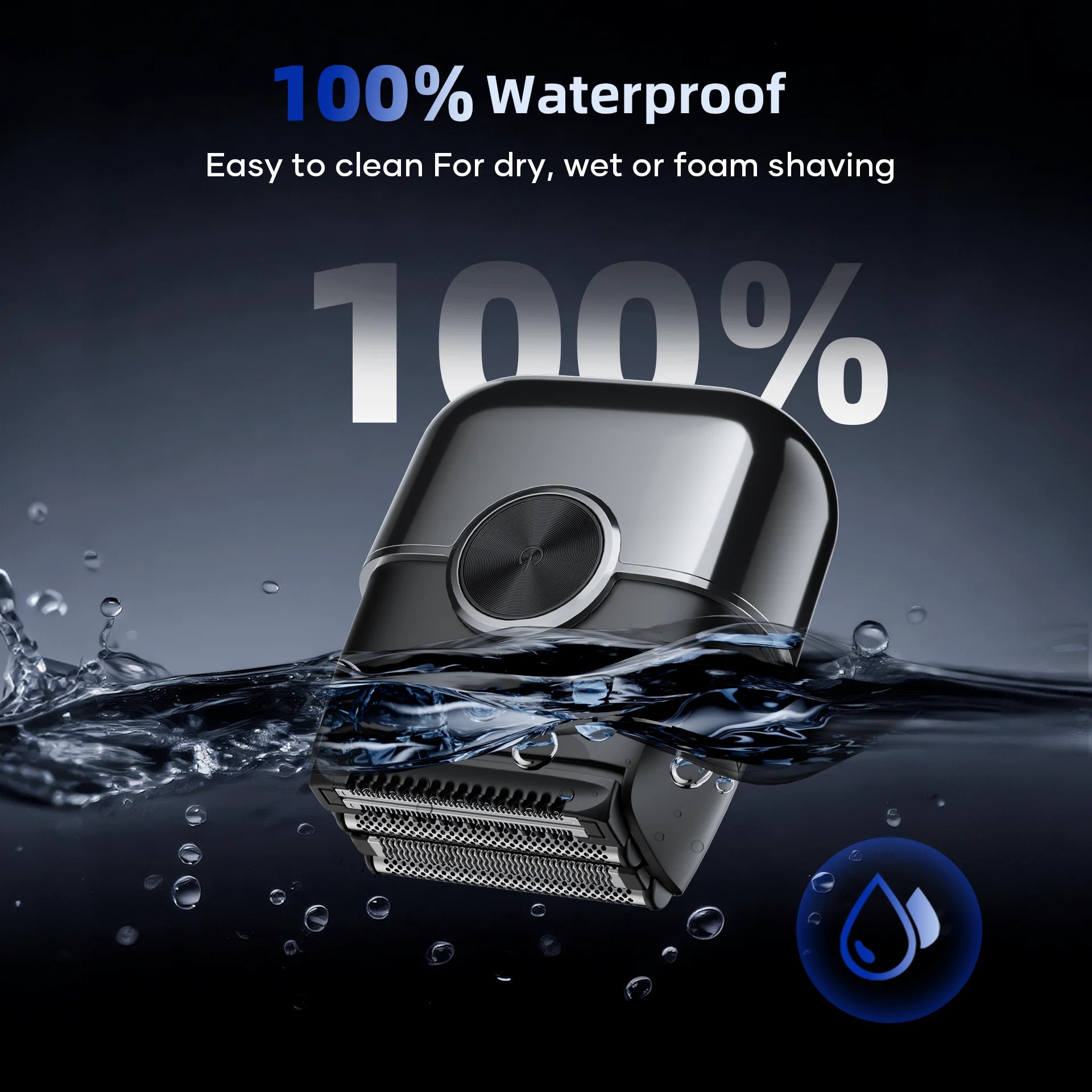 KENSEN® S26 Mini Electric Shaver 4D Floating Blades 