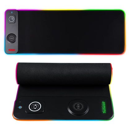 Wireless Charging RGB Luminous Mouse Pad Charger Phone 