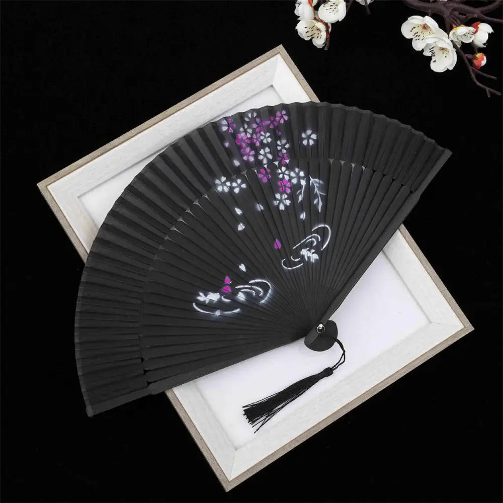 New Bamboo Folding Fan Chinese Style Gift Home Decor