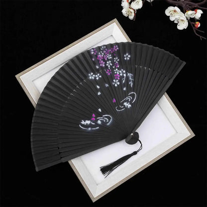 New Bamboo Folding Fan Chinese Style Gift Home Decor