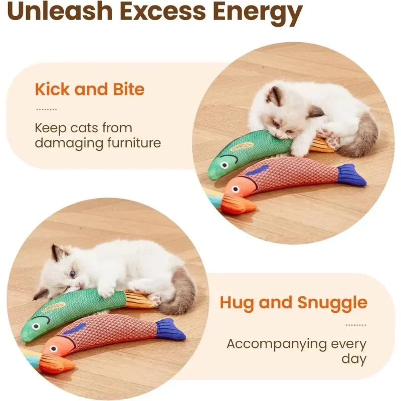 Cat Catnip Fish Toy for Interactive Plush Soft Toys