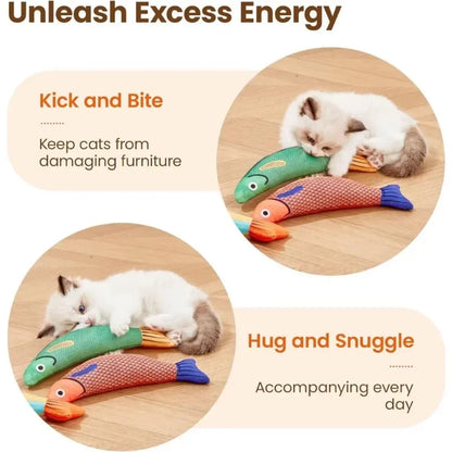 Cat Catnip Fish Toy for Interactive Plush Soft Toys