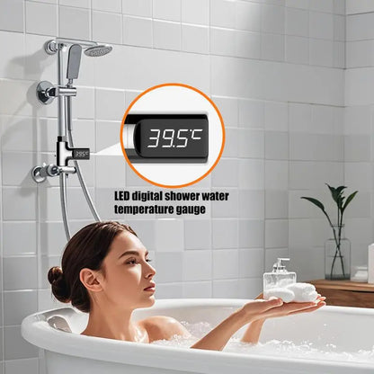 Hot Tub Water Temperature Monitor Electricity LED Display Home Shower Faucets Water Thermometer Bathing Temperature Meter