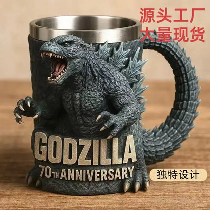 6 Types Godzilla Peripheral Model Ornament Cup Godzilla 3D Mug 
