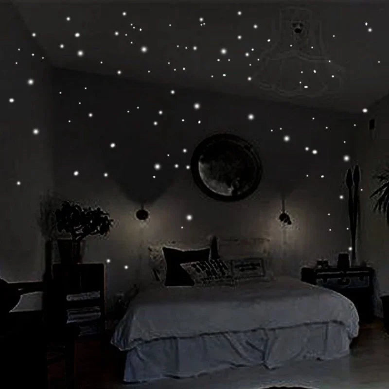 407Pcs Luminous Wall Stickers 