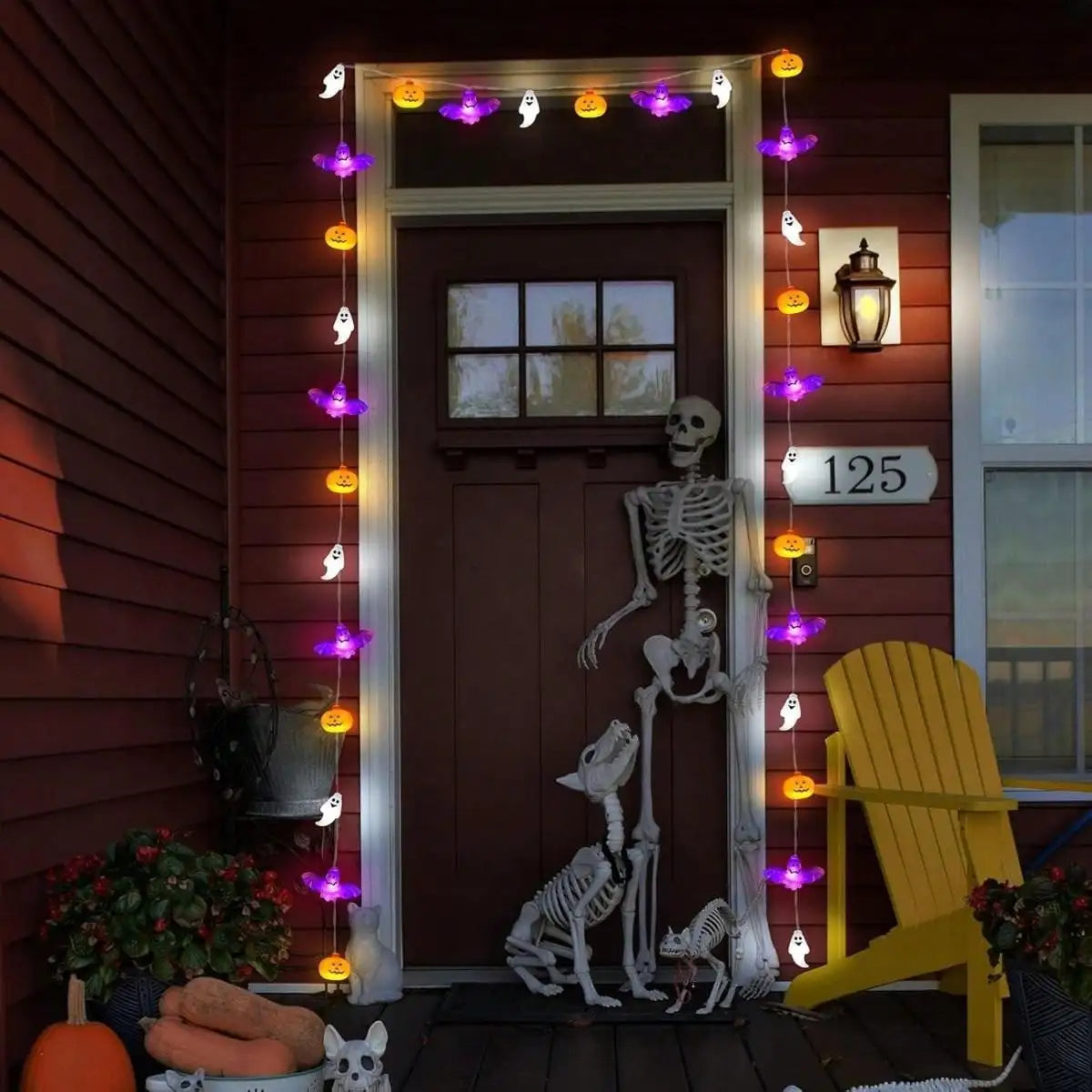1PC 10/20/40 LEDS Halloween Decorative Lights