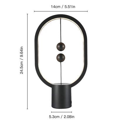 C2 Creative Desk Table Lamp Light LED Mini Balance Light Night Light Balance Lamp USB Bedside Night Lamp Decorative for Bedroom