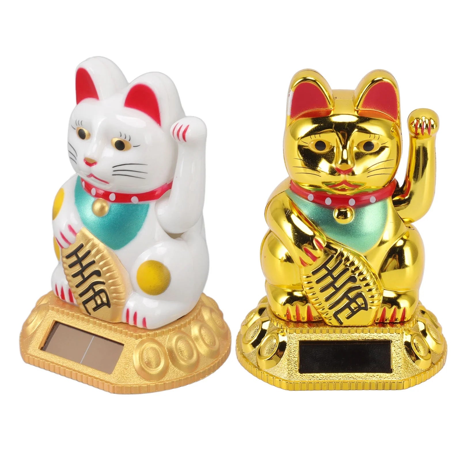 Chinese Lucky Cat Decoration Statue Figurine for Home Car Decoration 