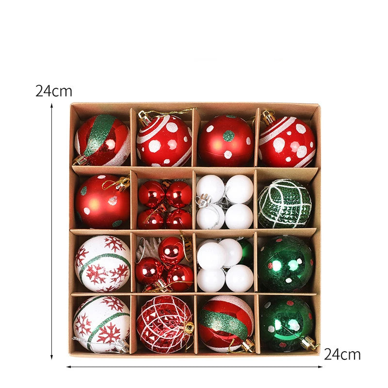 36Pcs Christmas Tree Ball New Year 2026 