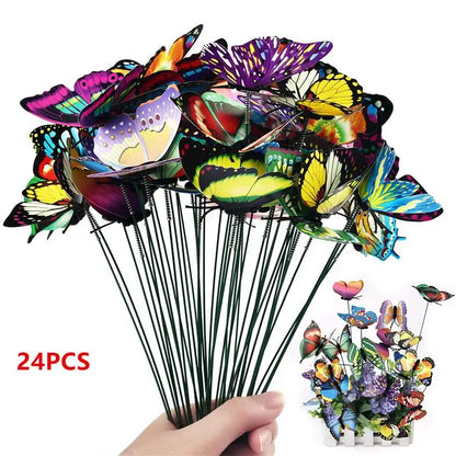 Butterflies Garden Yard Planter