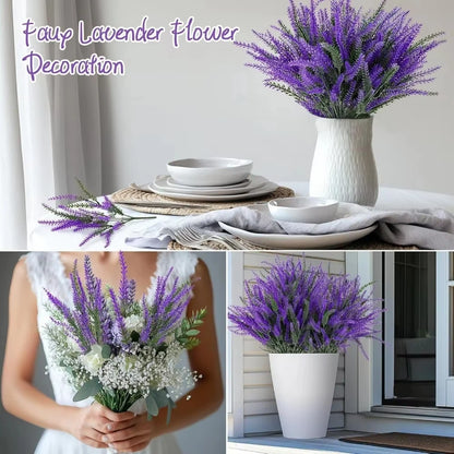 5Pcs Artificial Lavender Flower Heads