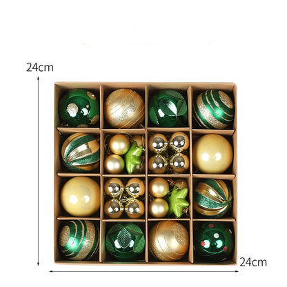 36Pcs Christmas Tree Ball New Year 2026 